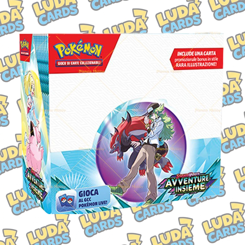 Pokemon Scarlatto e Violetto: box da 36 bustine Avventure Insieme con TOPPER