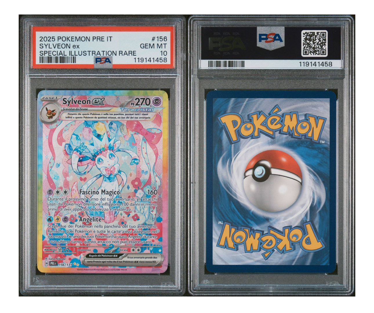 SYLVEON EX 156 PSA 10 🇮🇹