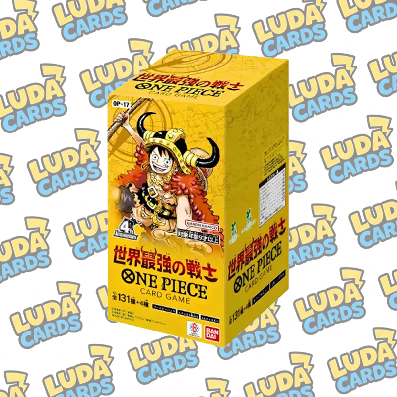 LUDACARDS - ONE PIECE CARD GAME – OP-17 THE WORLD'S STRONGEST WARRIORS BOX 24 BUSTINE (JAP)