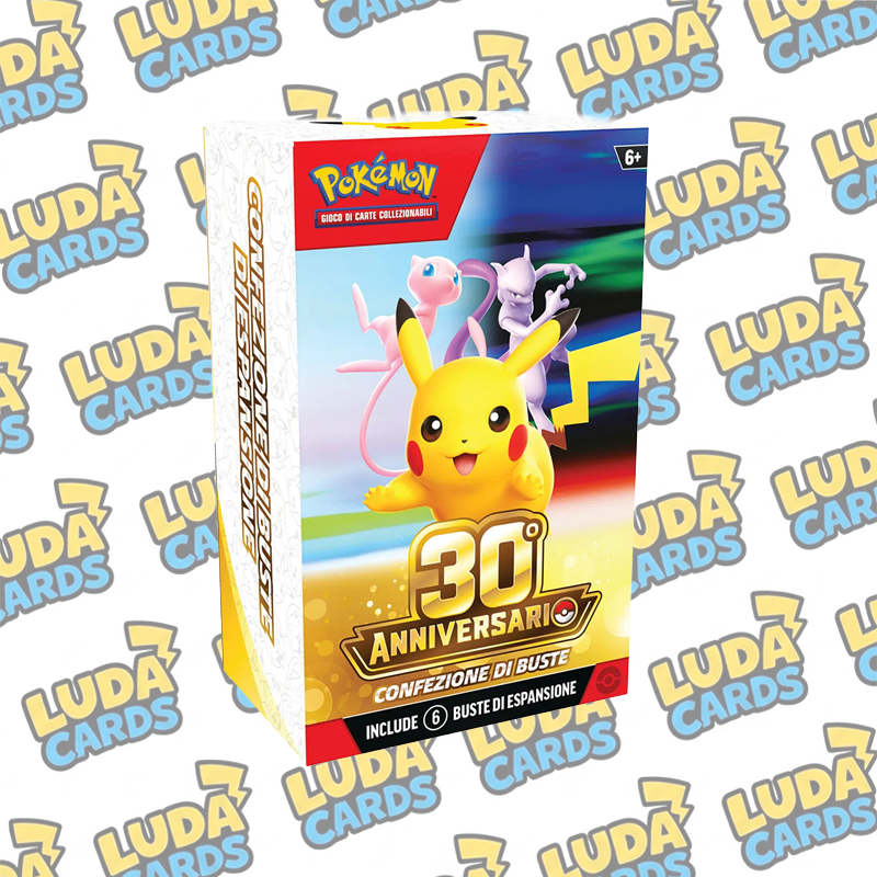 Pokémon 30° anniversario – bundle 6 buste