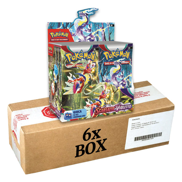 Scarlatto e Violetto Factory Sealed Case (x6 Display 🇮🇹)