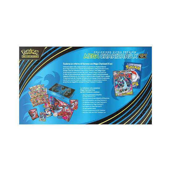 PRE ORDINE Collezione Fiamme Spettrali Ultra Premium Mega Charizard X-EX (🇮🇹)