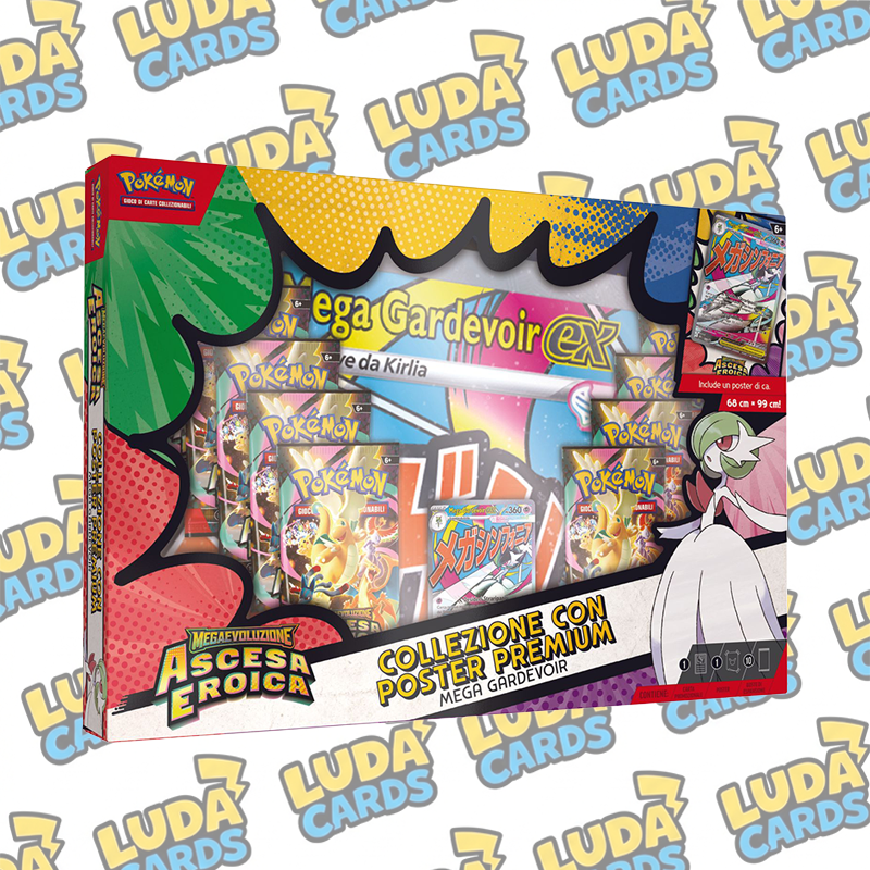 POKÉMON COLLEZIONE CON POSTER PREMIUM DI MEGA GARDEVOIR-EX