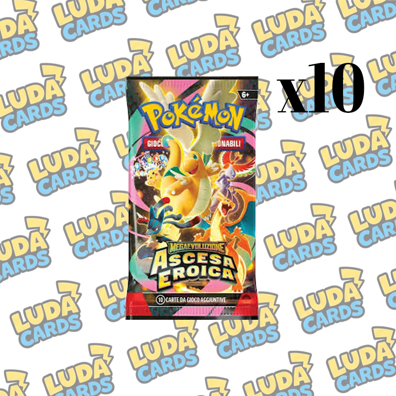 Ludacards - Pokemon Ascesa Eroica bundle 10 bustine ITA
