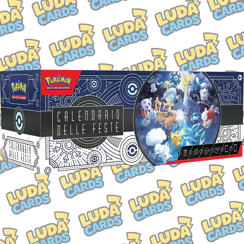 LUDACARDS - Calendario dell'avvento Carte pokemon 2023 - Scarlatto e Violetto - ITA