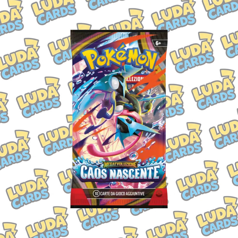 LUDACARDS - Pokemon Caos Nascente – Bustina 10 Carte ITA