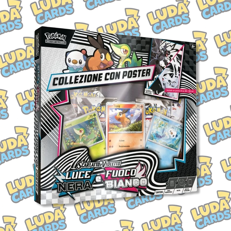 Pokemon Scarlatto e Violetto Luce Nera e Fuoco Bianco - Collezione con poster (🇮🇹)