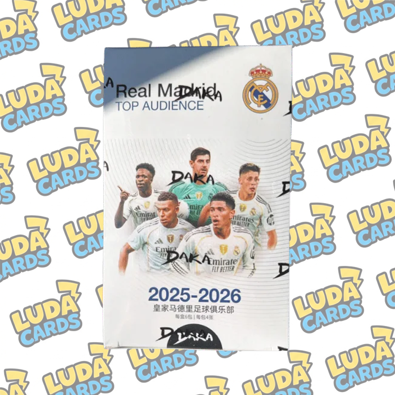 LUDACARDS - 2025-26 Daka Top Audience Real Madrid Hobby Box