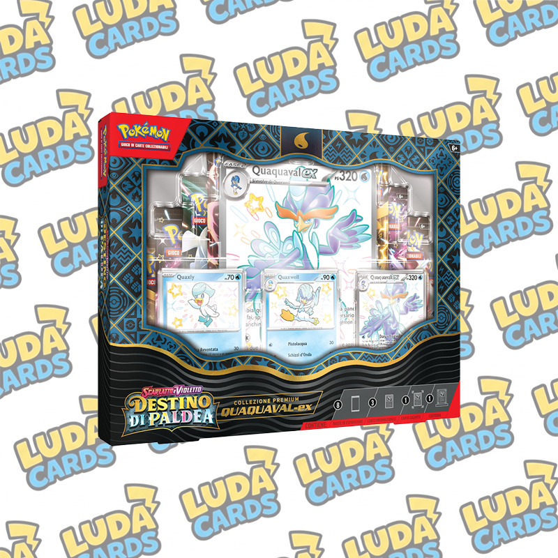 LUDACARDS - Collezione Premium Destino di Paldea Quaquaval-ex (IT)