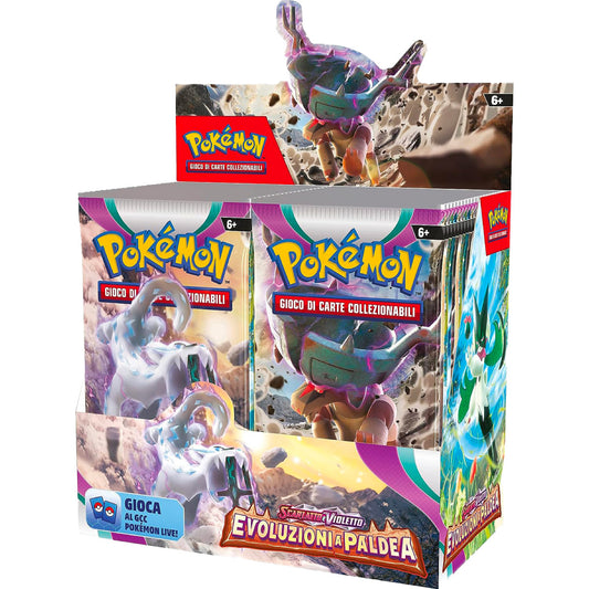 Pokemon TCG - Box da 36 buste Scarlatto e Violetto Evoluzioni a Paldea