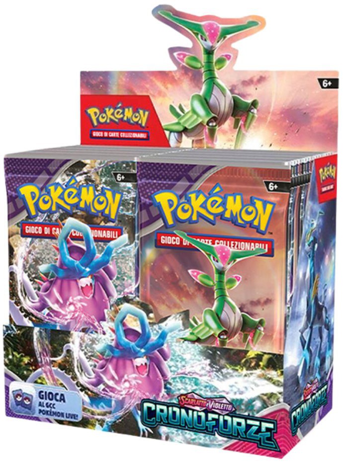 Pokemon TCG - Box da 36 buste Scarlatto e Violetto Cronoforze