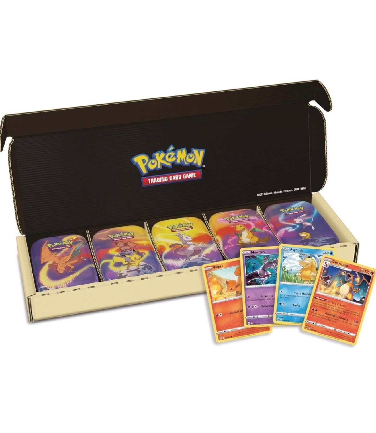 Pokemon Prodigi di Kanto - 5 Mini Tin + Promo
