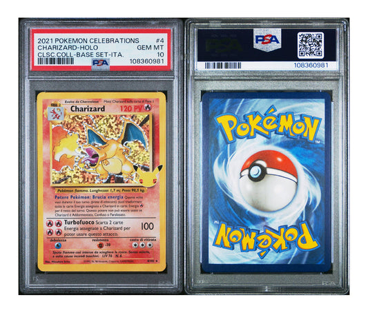 CHARIZARD-HOLO 4 PSA 10