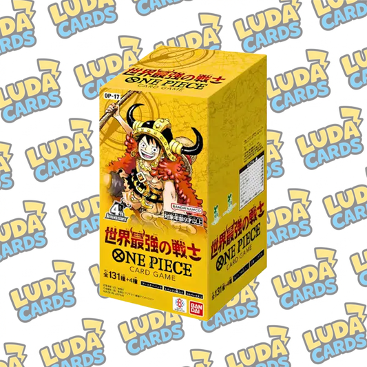 LUDACARDS - ONE PIECE CARD GAME – OP-17 THE WORLD'S STRONGEST WARRIORS BOX 24 BUSTINE (JAP)