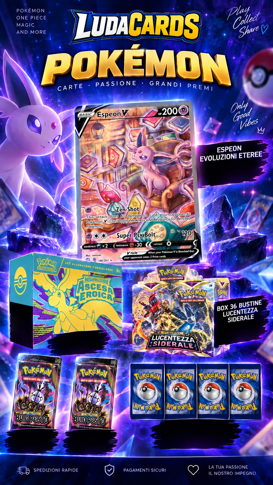 LUDACARDS - Pokemon pack
