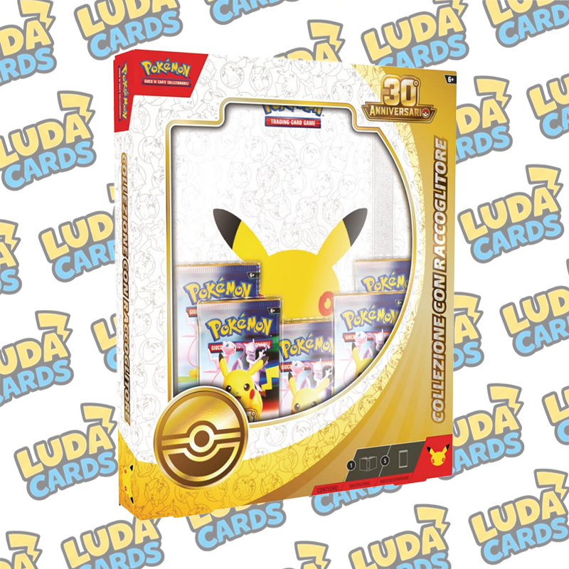 LUDACARDS - Carte Pokemon 30th - Collezione con Raccoglitore (IT)