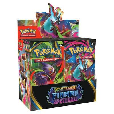 PRE-ORDINE Pokemon Megaevoluzione – Fiamme Spettrali – Box 36 Buste – (🇮🇹)