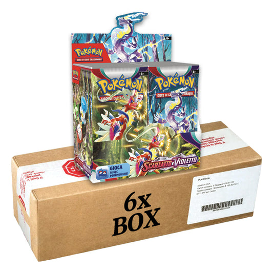 Scarlatto e Violetto Factory Sealed Case (x6 Display 🇮🇹)