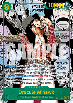 Bustina singola - One Piece Card Game The Azure Sea’s Seven – OP14-EB04 Booster ENG