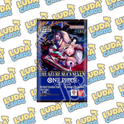 Bustina singola - One Piece Card Game The Azure Sea’s Seven – OP14-EB04 Booster ENG