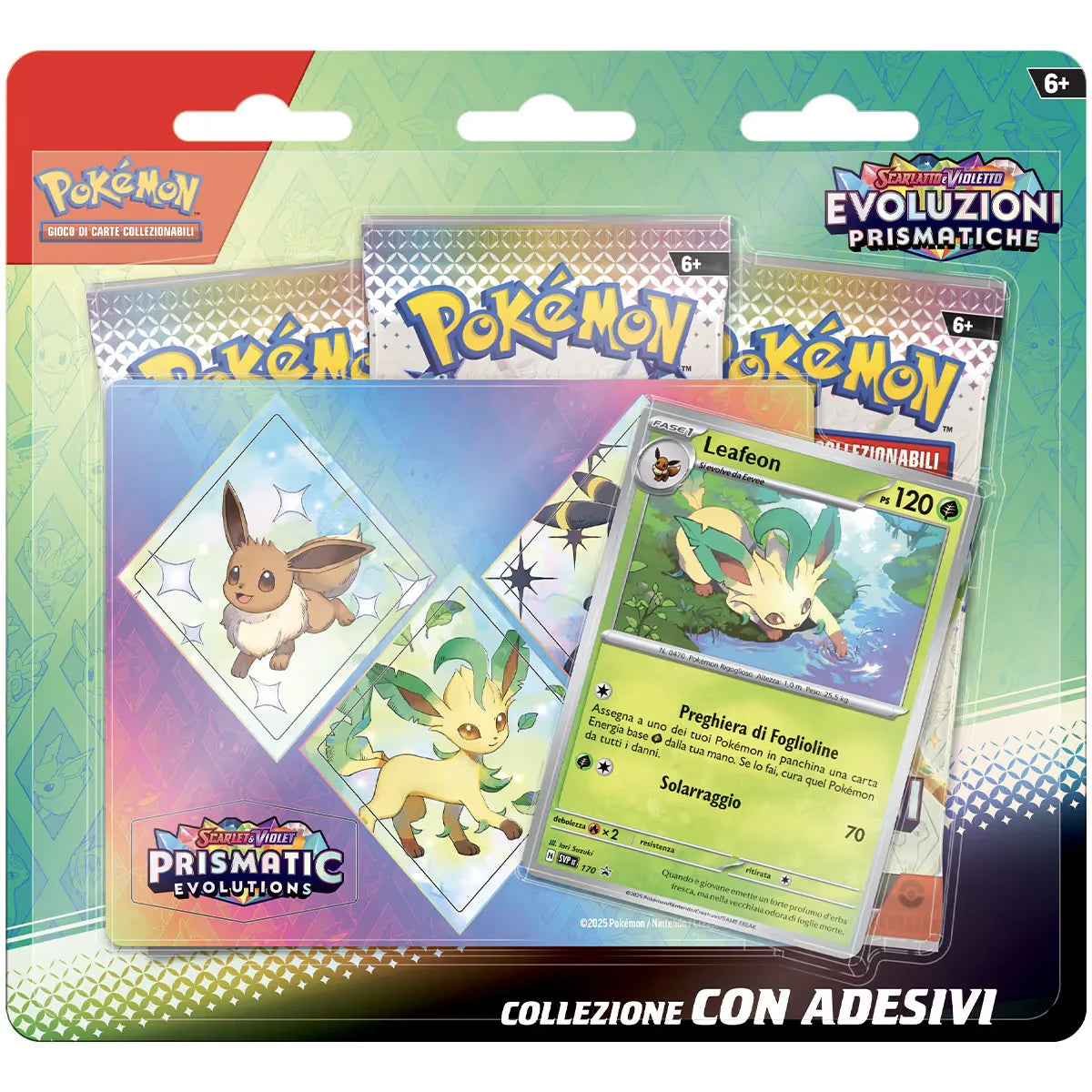 Pokémon Evoluzioni Prismatiche Collezione con adesivo- (🇮🇹)