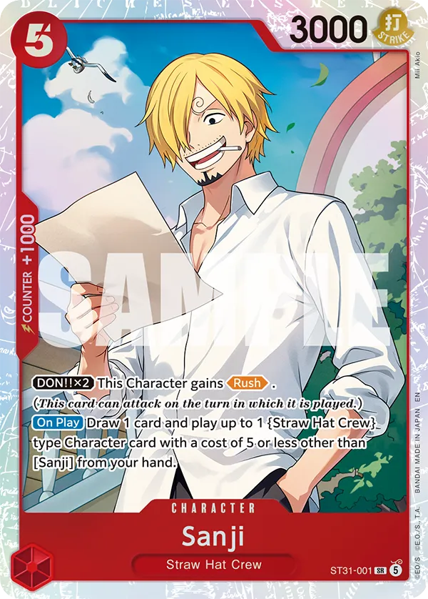 Starter Deck - Red Monkey D. Luffy Luffy - ST31 - ENG - ONE PIECE Card Game