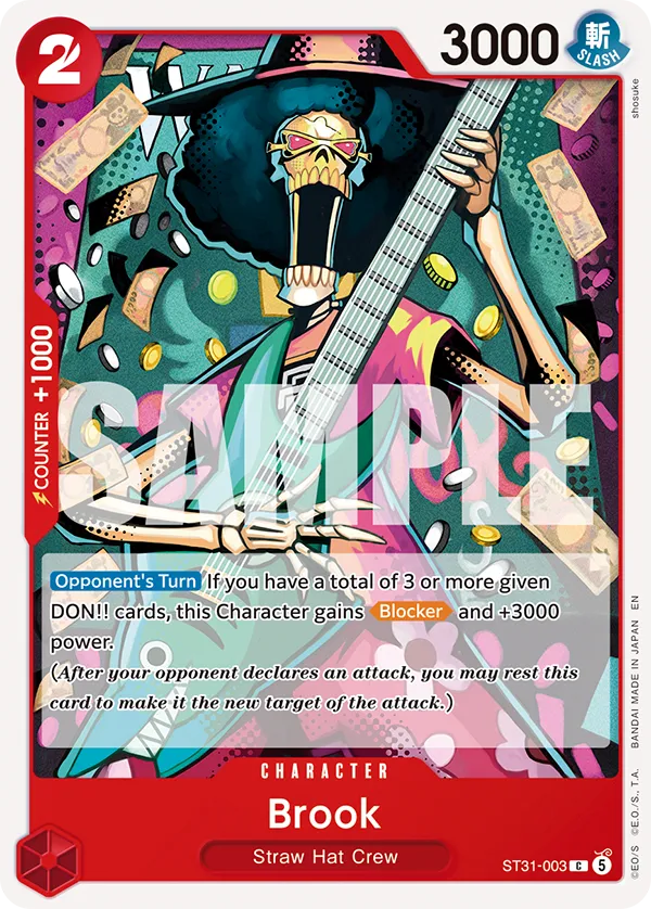 Starter Deck - Red Monkey D. Luffy Luffy - ST31 - ENG - ONE PIECE Card Game