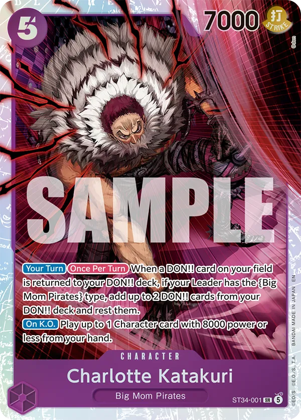 Starter Deck - Purple Katakuri - ST34 - ENG - ONE PIECE Card Game