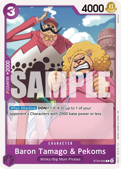 Starter Deck - Purple Katakuri - ST34 - ENG - ONE PIECE Card Game