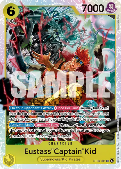 Starter Deck - Yellow Eustass Captain Kid - ST36 - ENG - ONE PIECE Card Game