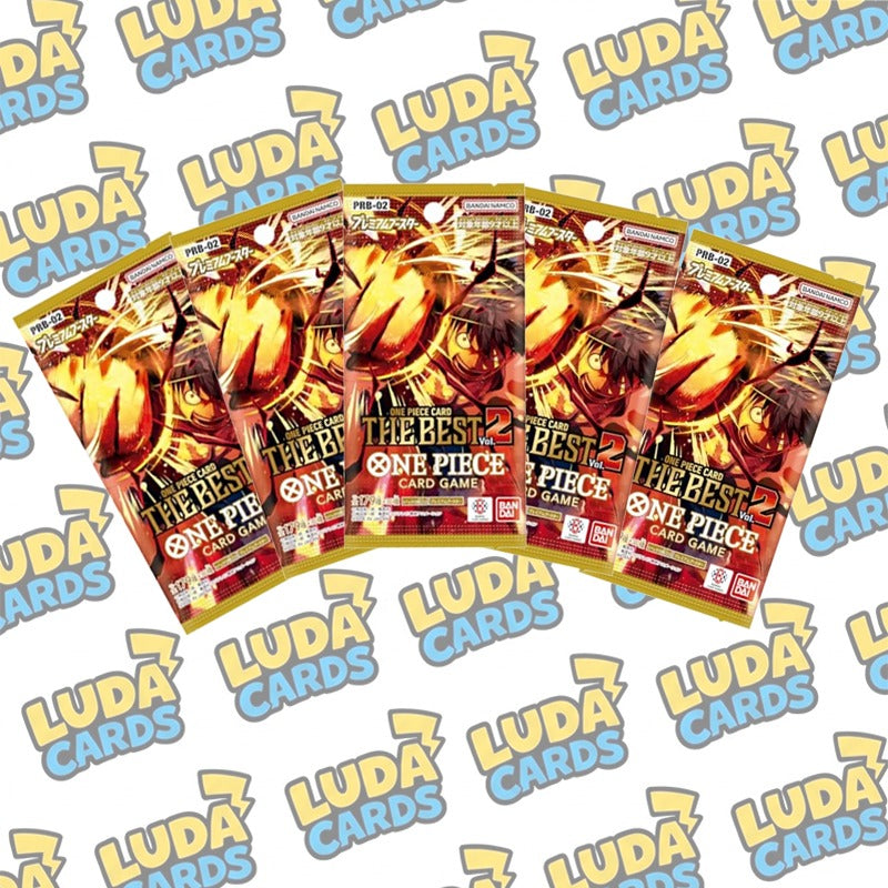 🏴‍☠️ One Piece Card Game – 5 Bustine PRB-02 Giapponesi 🇯🇵