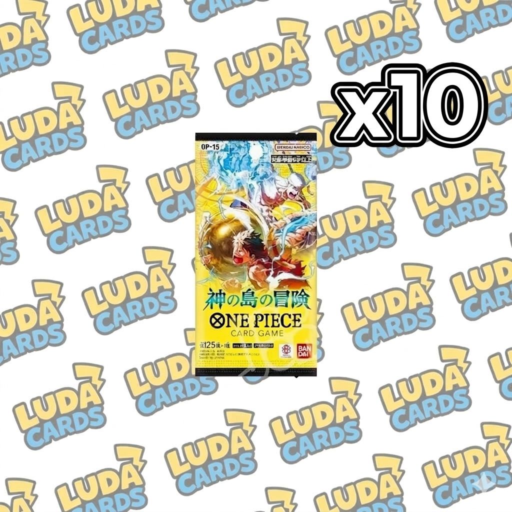 🏴‍☠️ One Piece Card Game – 10 Bustine OP-15 Giapponesi 🇯🇵