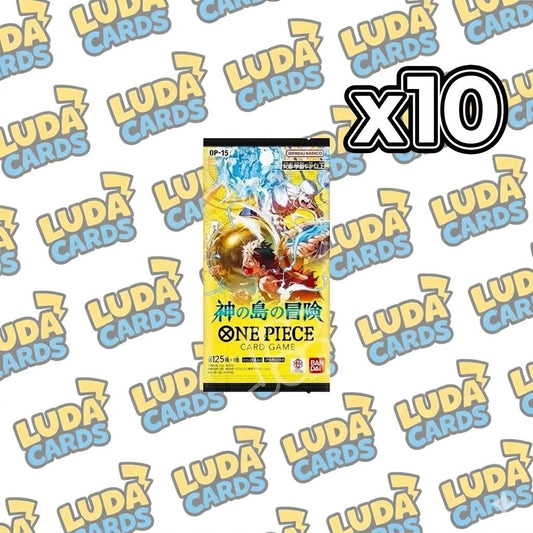 🏴‍☠️ One Piece Card Game – 10 Bustine OP-15 Giapponesi 🇯🇵