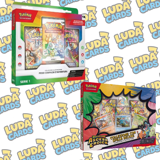 Bundle Collezione Illustrazione Primi Compagni di avventura + Collezione con spilla Deluxe