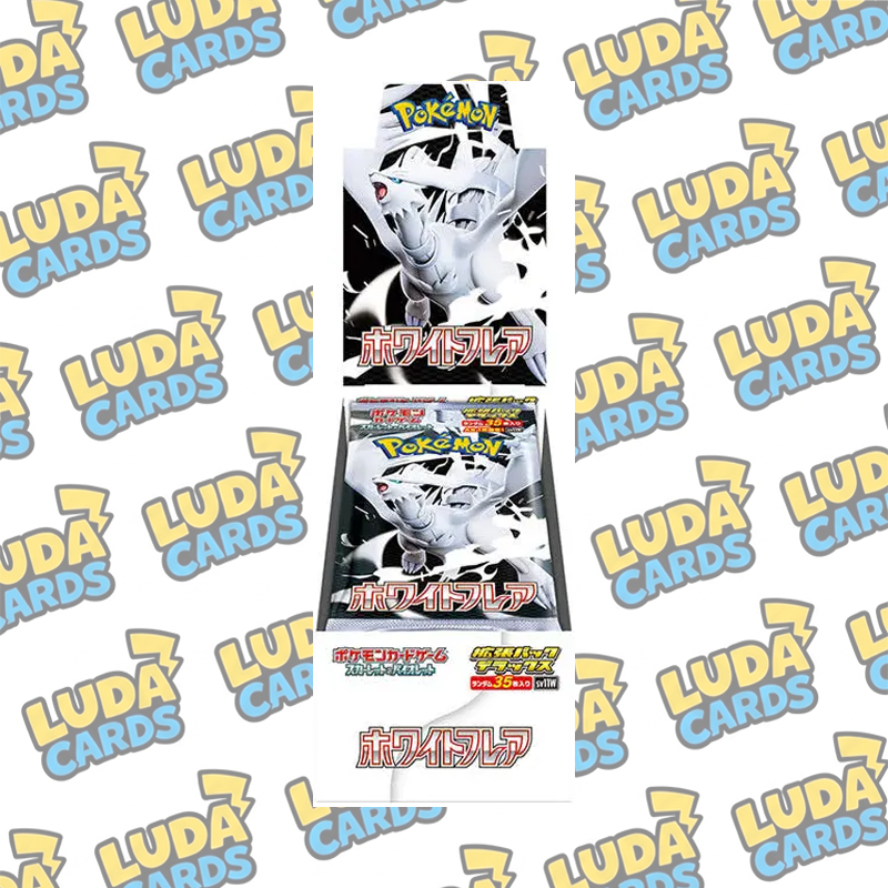 Pokemon White Flare Fat Display 4 Buste (JP)