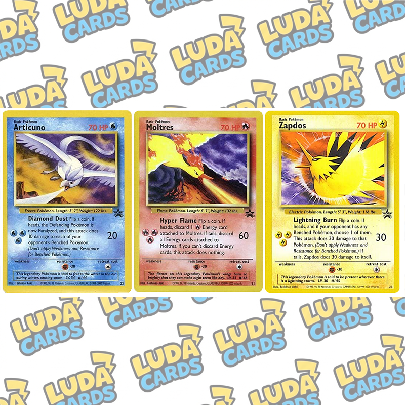 LUDACARDS -  Pokemon Black Star Promo sealed del Trio Leggendari