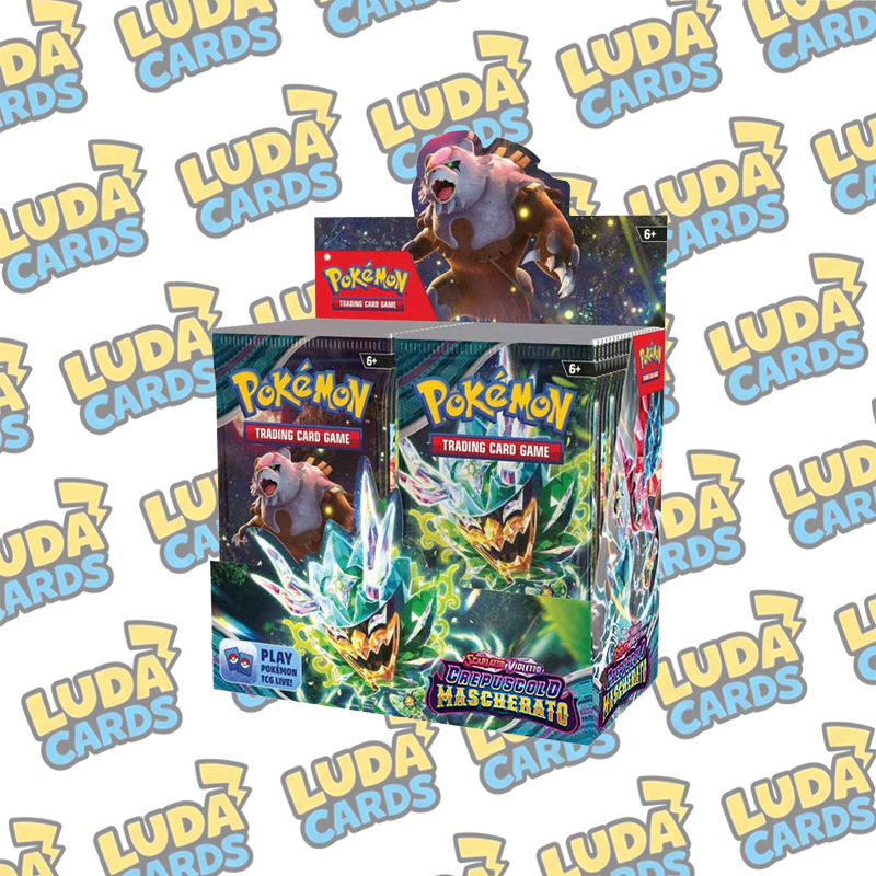 LUDACARDS - Box Display 36 Bustine Scarlatto e Violetto - Crepuscolo Mascherato - ITA