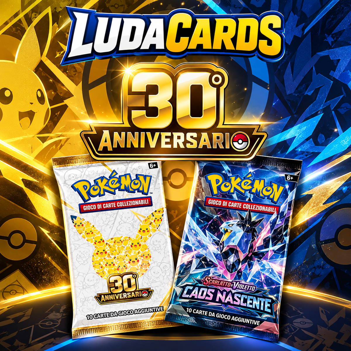 LUDACARDS – POKÉMON TCG EDITION 30° ANNIVERSARIO