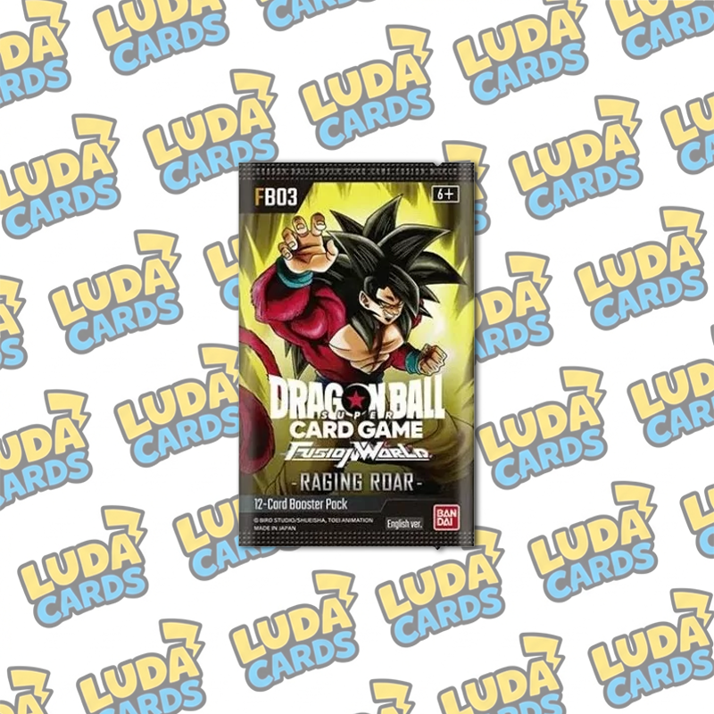 Dragon Ball Super Card Game Fusion World Raging Roar FB-03 Busta da 12 carte ENG