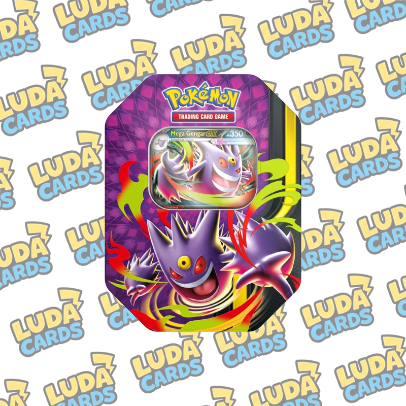 LUDACARDS - POKEMON - COLLEZIONE MEGA CHIARODILUNA - TIN SINGOLA ASSORTITA (ITA)