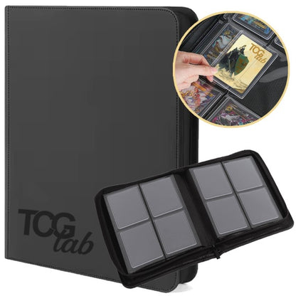 LUDACARDS - TGLAB Album per Toploader a 4 Tasche (112 toploader) - Blu