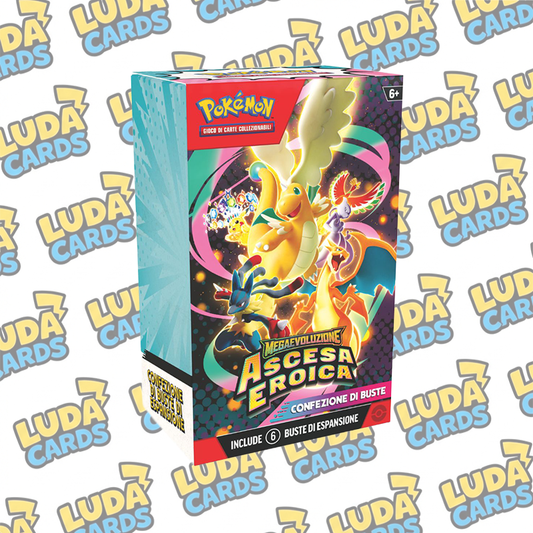 POKÉMON MEGAEVOLUZIONE ASCESA EROICA – BUNDLE DA 6 BUSTE