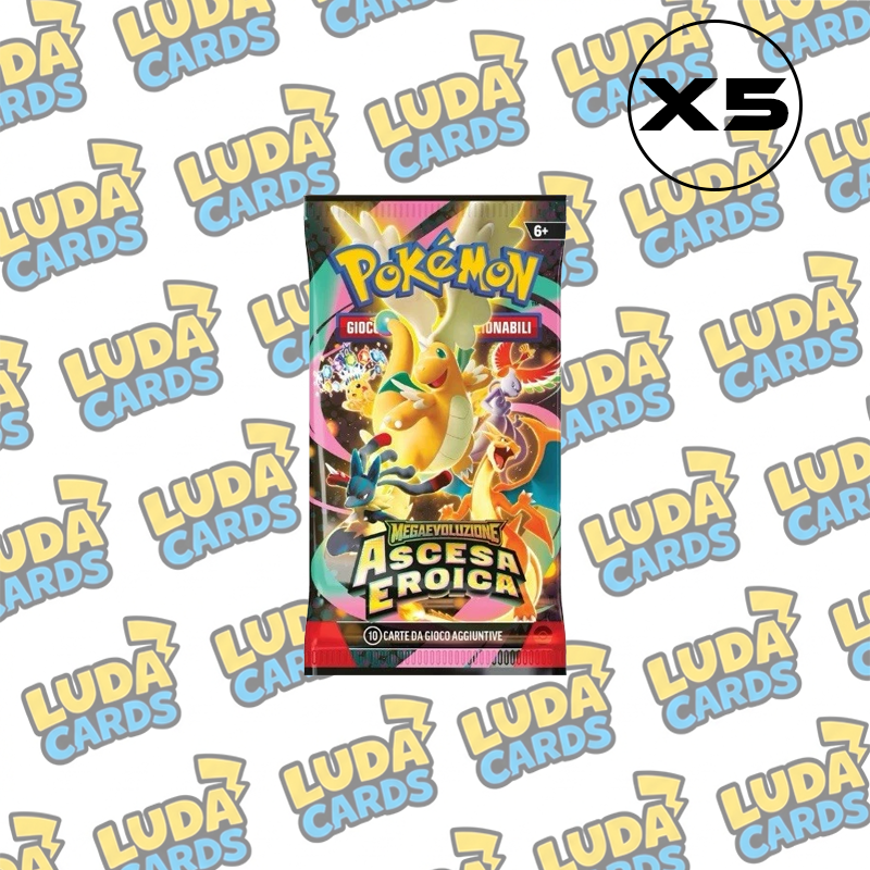 Pokèmon - Bundle di 5 bustine Ascesa Eroica - (IT)