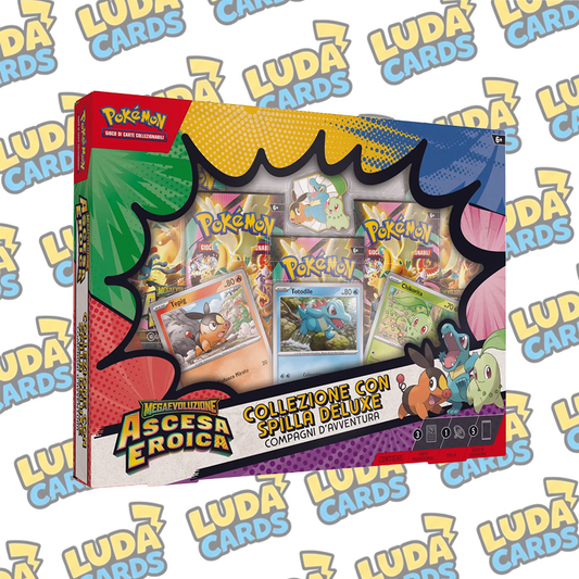 Pokémon Collezione con spilla Deluxe Compagni d'Avventura - Ascesa Eroica
