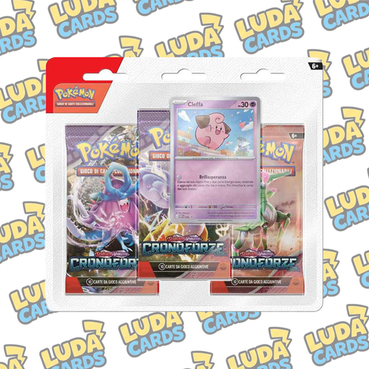 LUDACARDS - Pokemon Scarlatto e Violetto Cronoforze Blister 3 Pack