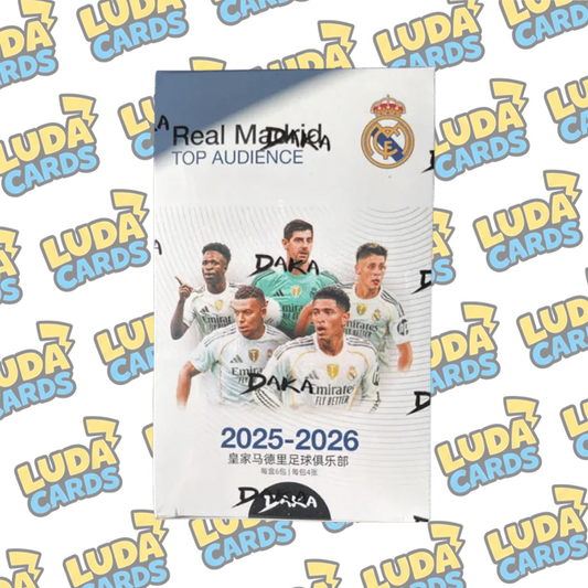 LUDACARDS - 2025-26 Daka Top Audience Real Madrid Hobby Box