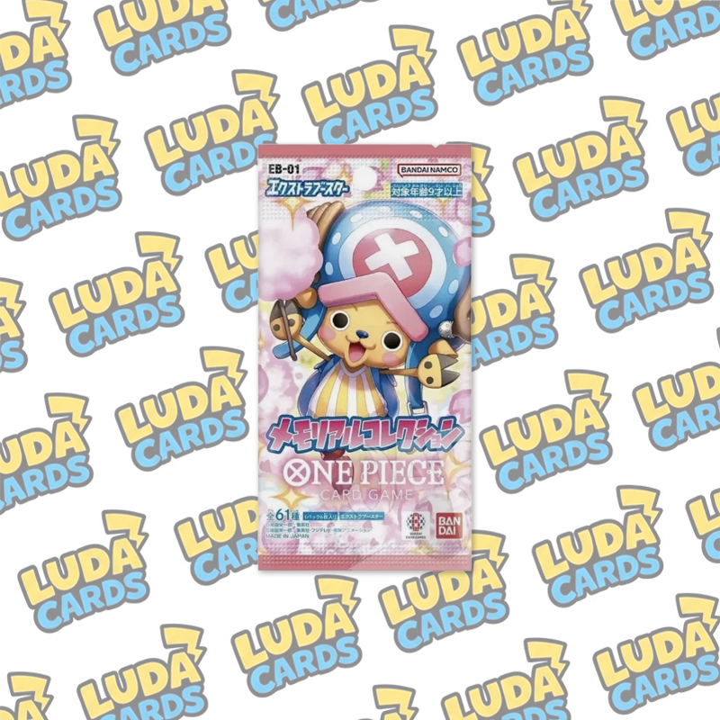 One Piece Card Game Bustina singola carte EB-01 Memorial Collection JAP