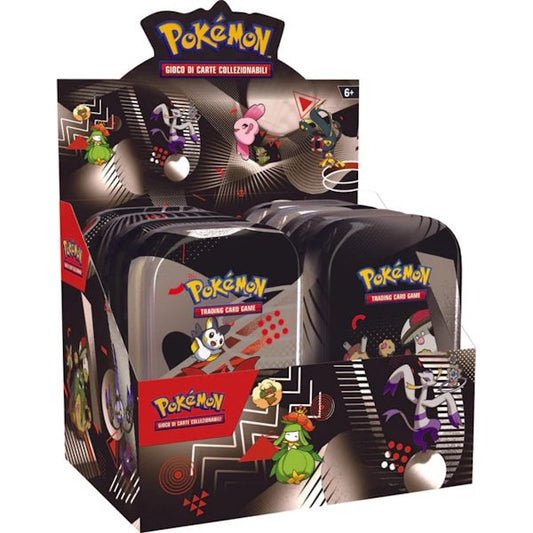 Pokemon Scarlatto e Violetto Luce Nera e Fuoco Bianco - Box sigillato 8 mini tin da collezione  (🇮🇹)