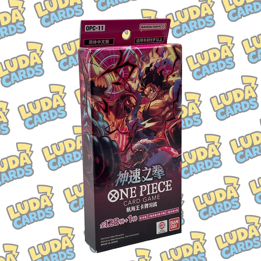 LUDACARDS - One Piece Card Game – A Fist of Divine Speed – Mini Box – OPC-11 (CN)