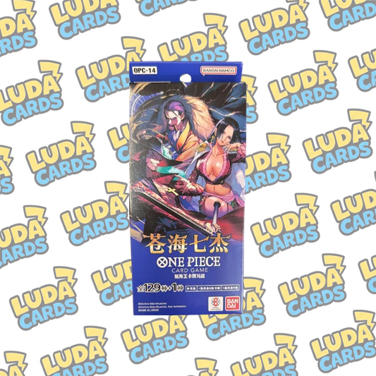 LUDACARDS - One Piece OPC-14 Seven Warlords of The Sea Booster Bundle 6 Bustine (CN)